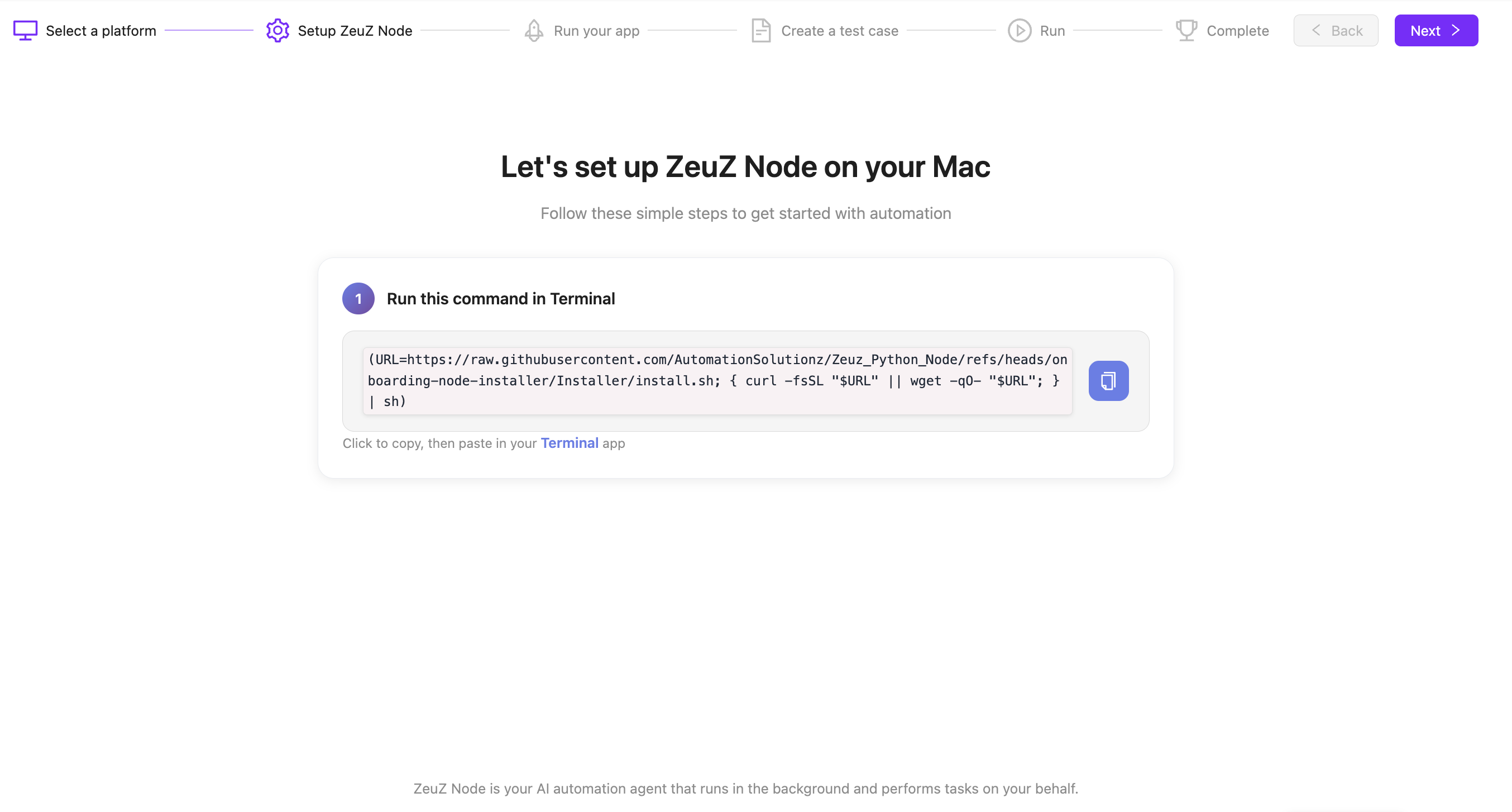 Set Up ZeuZ Node