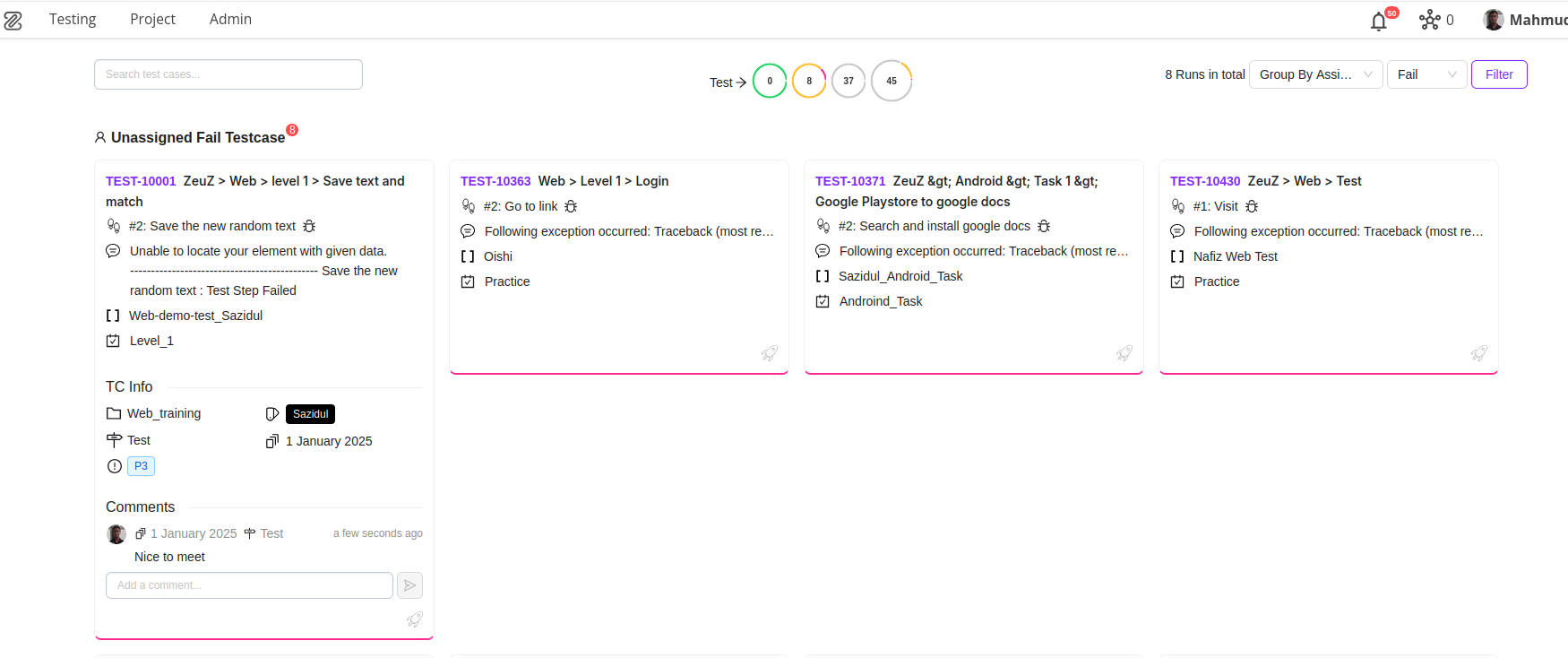 Fail Analysis Redesign